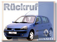 Renault ruft Clio zurück