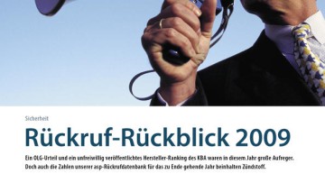 Rückruf-Rückblick 2009