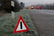 Sicherheit: TÜV Rheinland warnt vor fliegenden Warndreiecken