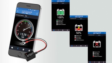 Cadillock Smart App Batterieüberwachung