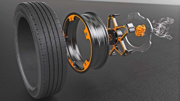 Continental New Wheel Concept: Alubremse für E-Autos