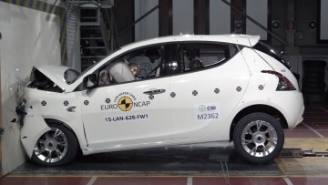 Lancia Ypsilon im EuroNCAP-Crashtest