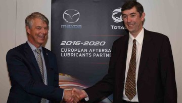 Partnerschaft Mazda und Total