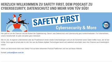 TÜV SÜD Podcast Honeoffice Datenschutz