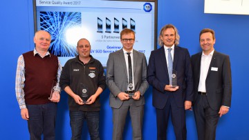 "Service Quality Award": TÜV SÜD ehrt beste Partner-Werkstätten