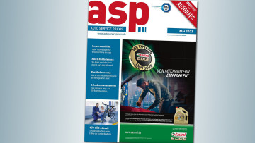 Das Cover der Mai-Ausgabe 2023 von asp AUTO SERVICE PRAXIS