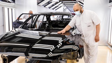 Audi Werk Neckarsulm; Fabrik; Automobilproduktion; Autofabrik; Autoindustrie; Autohersteller