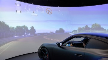 Pirelli-Reifentest am Simulator