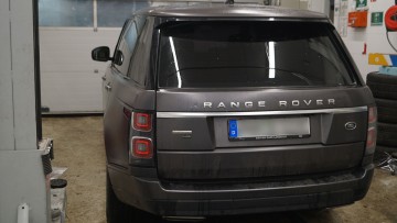 Scheibenfolierung an einem Range Rover
