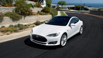 Nächstes Level: Teslas Model S erhält ein Software-Upgrade.