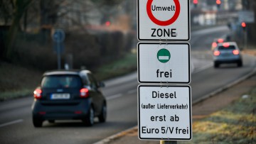 Stuttgart: Rechtliche Zweifel an Dieselfahrverbotsschild