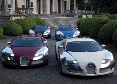 Bugatti Type 35 und Veyron
