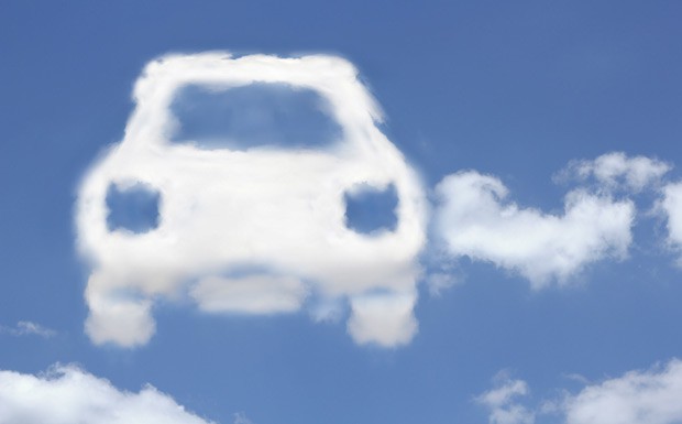 Auto Wolke Umwelt Abgas CO2