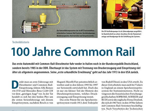 100 Jahre Common Rail