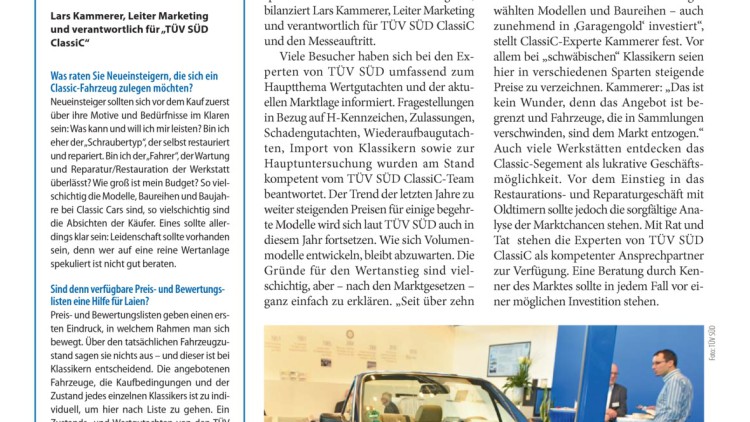 TÜV SÜD Car Registration Services: Wechsel in der Geschäftsführung