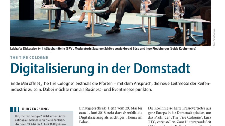 The Tire Cologne: Digitalisierung in der Domstadt