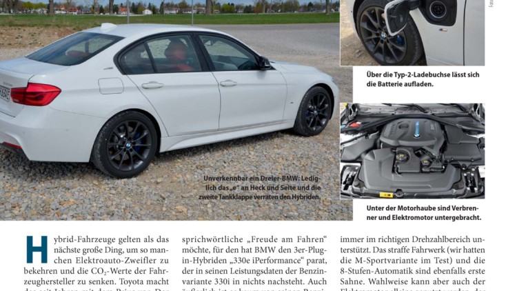 BMW 330E iPerformance: Harmonie der Antriebe