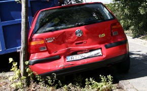 Unfall VW Golf