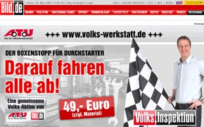 Kooperation mit "Bild": ATU will "Volks-Werkstatt" sein