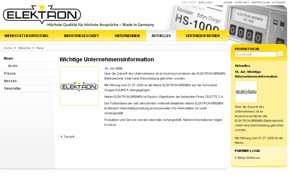 Homepage Elektron-Bremen