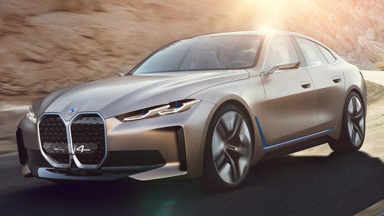 BMW Concept i4: Neue Konkurrenz für Tesla Model 3