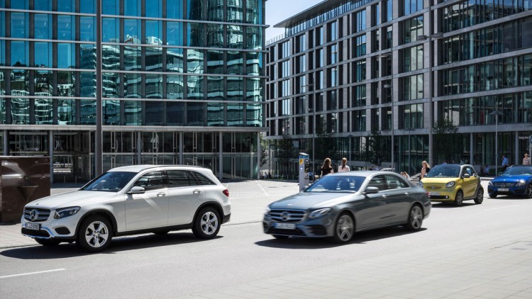 Pilotprojekt mit Bosch: Mercedes finden Parkplätze
