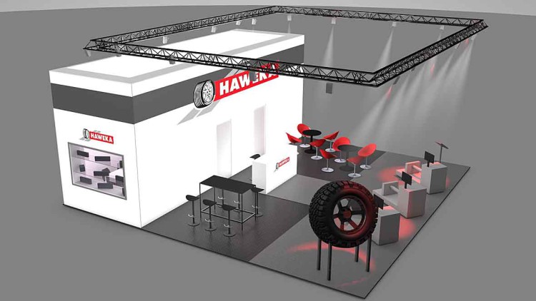Haweka Messestand "The Tire Cologne"