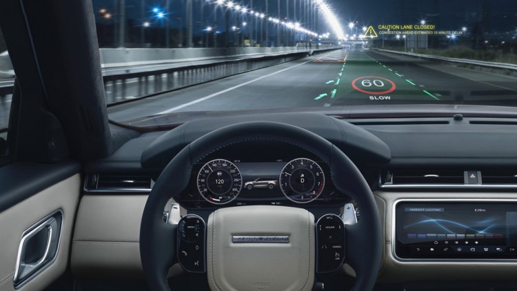 Jaguar Land Rover Head-up-Display