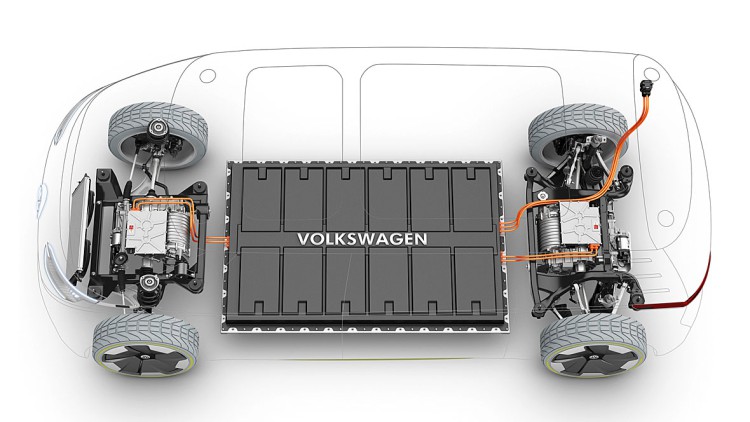 VW Akku Batteriezellen 