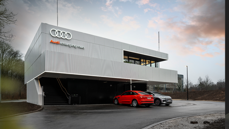 Audi-Pilotprojekt in Nürnberg: Laden und loungen