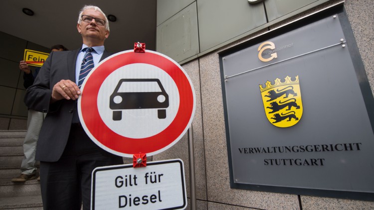 Stuttgart: Umwelthilfe will Fahrverbote für Euro-5-Diesel