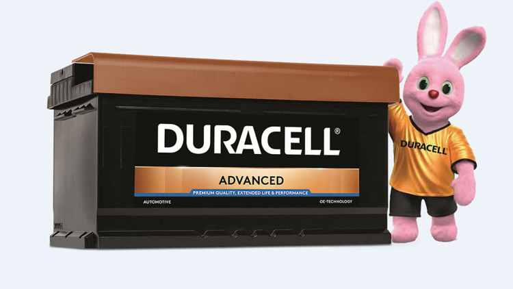 Banner Duracell-Batterie