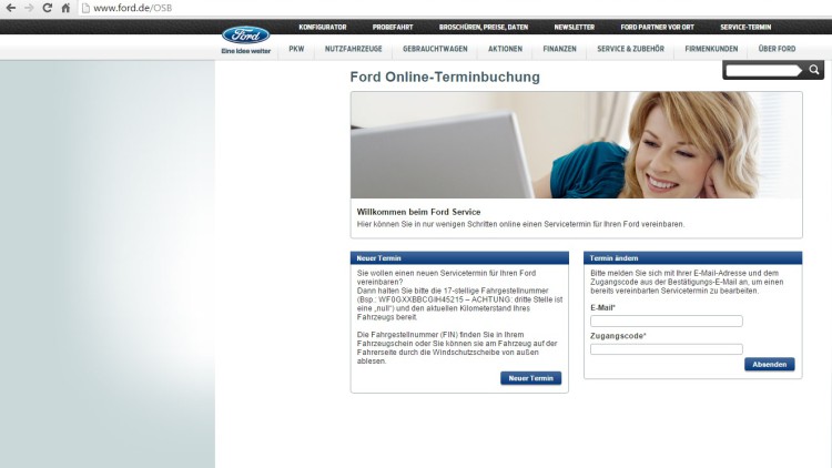 Ford Online Service