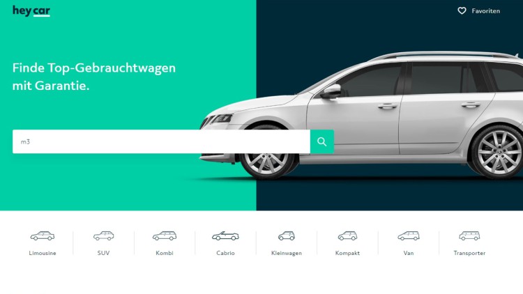 VW-Gebrauchtwagenplattform: Heycar wächst rasant
