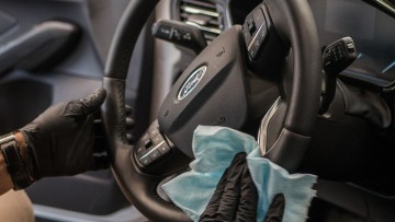 Wischdesinfektion Fahrzeug