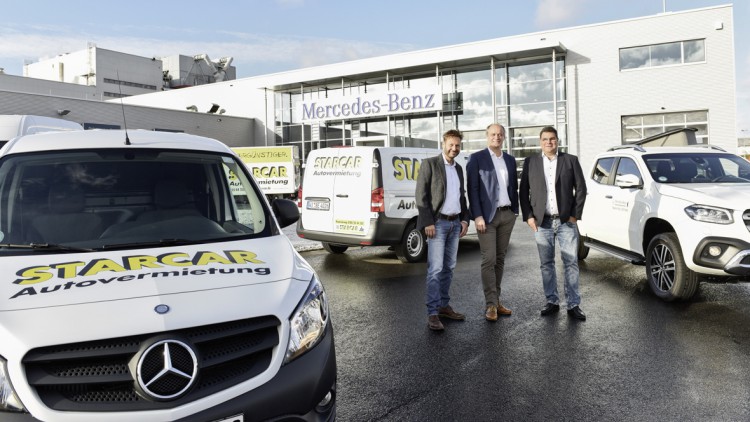 Autovermieter: Mehr als 1.000 Mercedes-Vans für Starcar