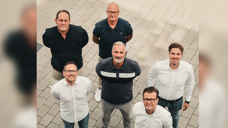 V.l.n.r.: Ralf Haller, Max Brandt, René Macher, Hans-Jörg Stryewski, Felix Demandt und Alexander Klaus