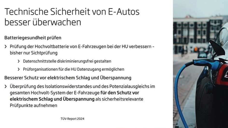  TÜV-Report 2024 - Zentrale Ergebnisse Bildidee 