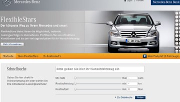 "FlexibleStars": Mercedes-Bank startet Leasingbörse