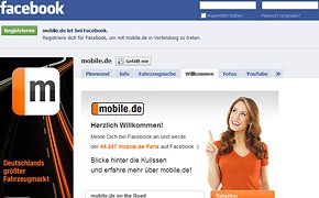 Neuer Händlerservice: Mobile.de mit Facebook-App