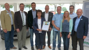 Gesundheitsengagement: Auszeichnung für Autohaus Hermann
