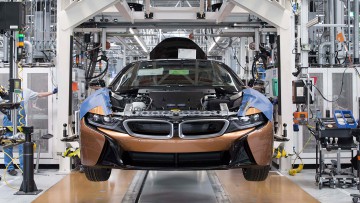 Werk Leipzig: Letzter BMW i8 vom Band gerollt