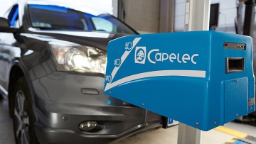 Capelec Scheinwerferprüfung