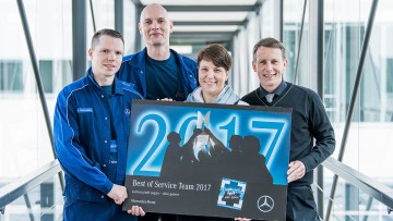 Mercedes und Smart: Das sind die Service-Champions 2017