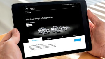 Online-Vertrieb: Mercedes-Stores jetzt mit Inzahlungnahme-Tool