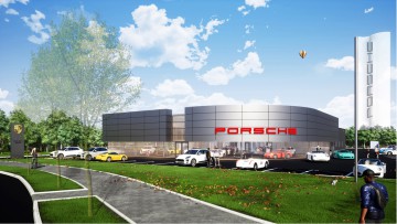 Autohandel: Neubau des Porsche Zentrums Magdeburg
