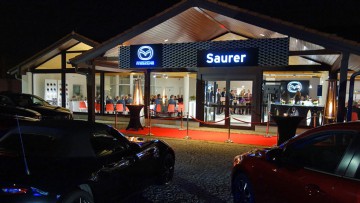 Mazda-Jubiläum: Auto Saurer in Partylaune