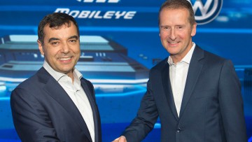Schwarmdaten: Volkswagen und Mobileye kooperieren