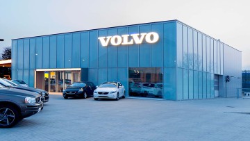 Neue Volvo-CI im Autohaus Sachs