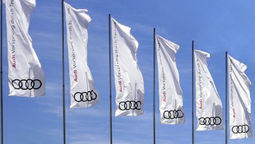 Audi-Fahnen